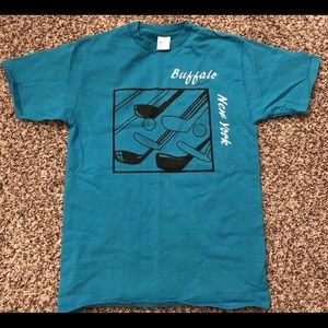 Vintage Buffalo New York Golf Shirt, Made in USA